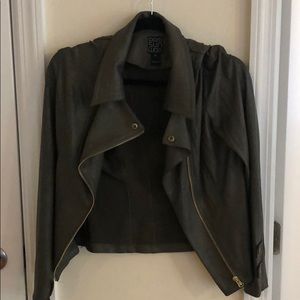 Green stretch jacket